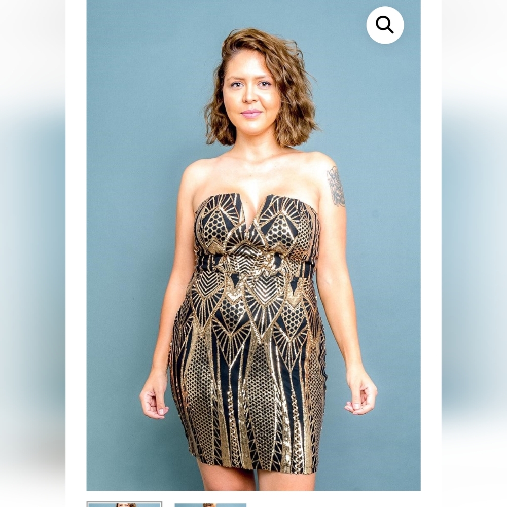 Women's PLUS SIZE  MINI DRESS